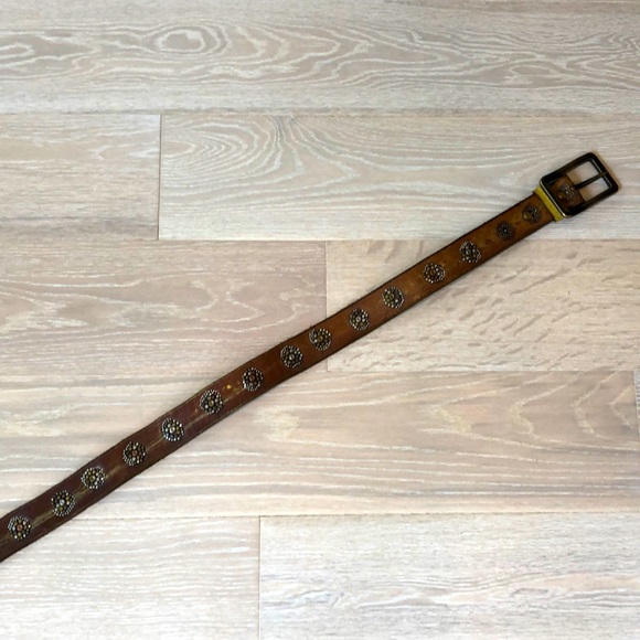 Leather Island leather belt - Picture 1 of 8